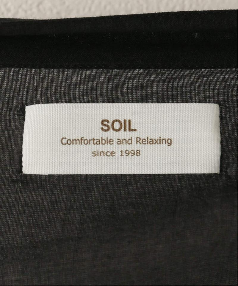 【SOIL/ソイル】GATHERED SHIRT：ブラウス◆