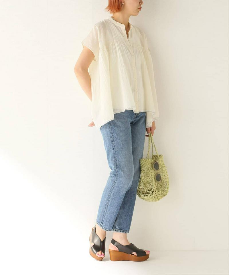 【SOIL/ソイル】GATHERED SHIRT：ブラウス◆