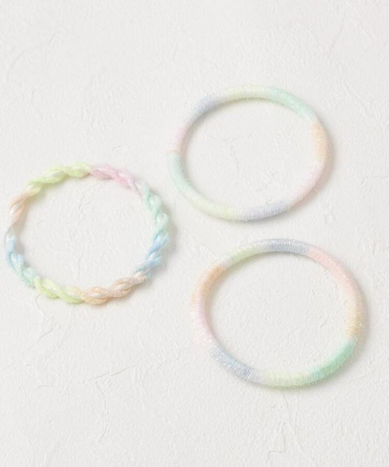 ミックスカラーヘアゴム3セット