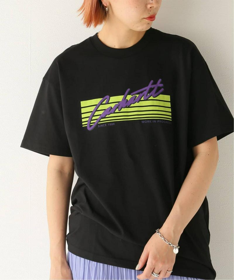 【Carhartt / カーハート】S/S HORIZON SCRIPT T-SHIRT：Tシャツ◆（JOURNAL STAND