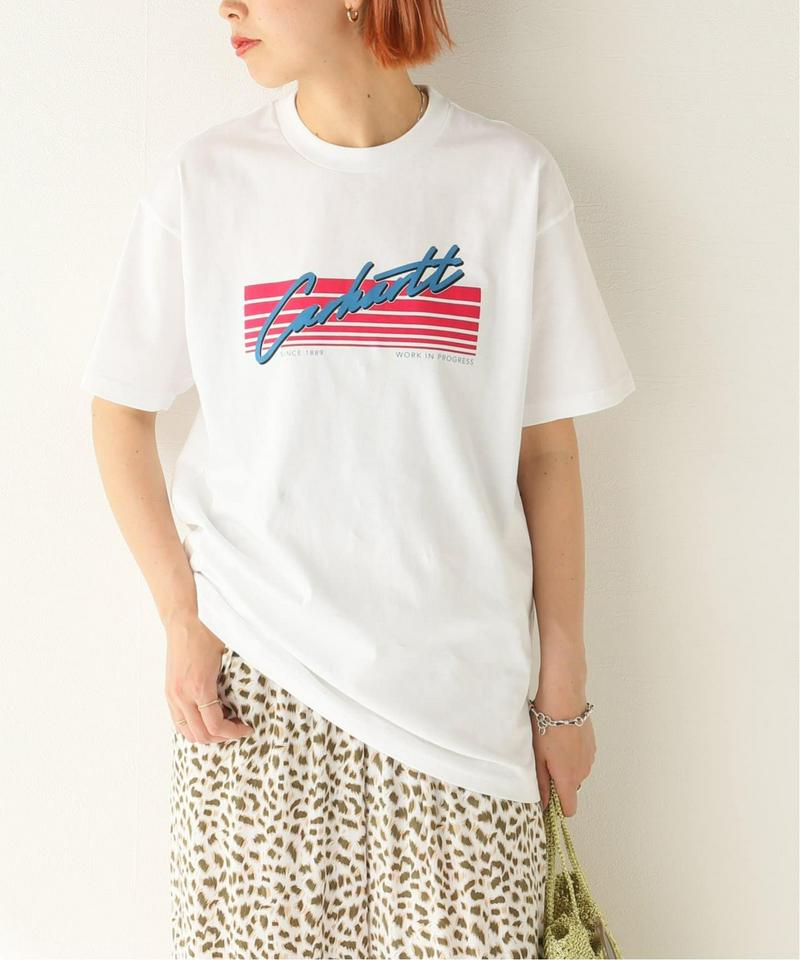 【Carhartt / カーハート】S/S HORIZON SCRIPT T-SHIRT：Tシャツ◆（JOURNAL STAND