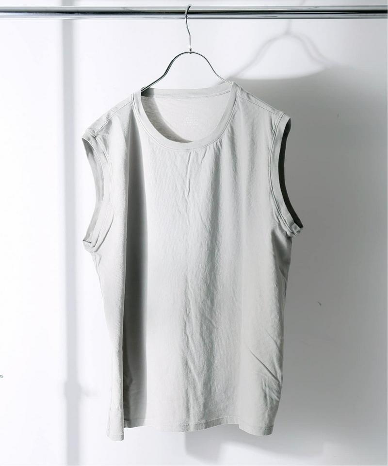 ORGANIC COTTON / オーガニックコットン : SLEEVELESS TEE(SAVE KHAKI UNITED)