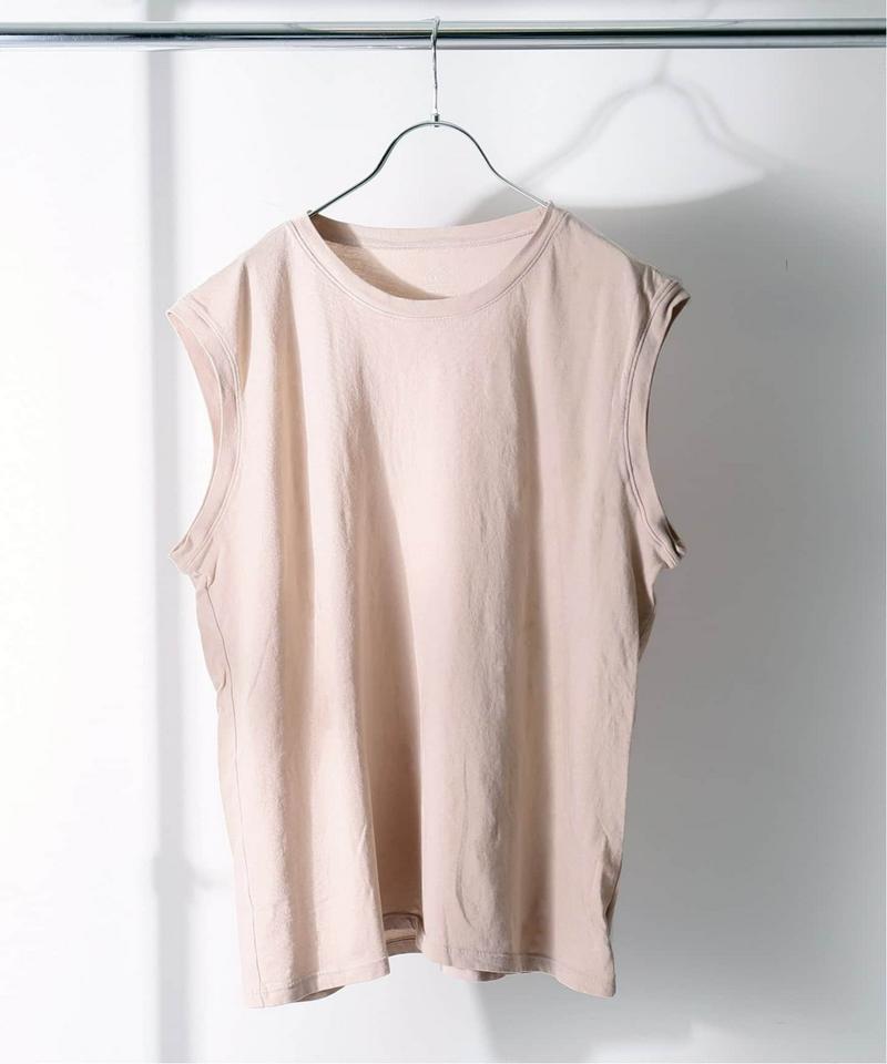ORGANIC COTTON / オーガニックコットン : SLEEVELESS TEE(SAVE KHAKI UNITED)