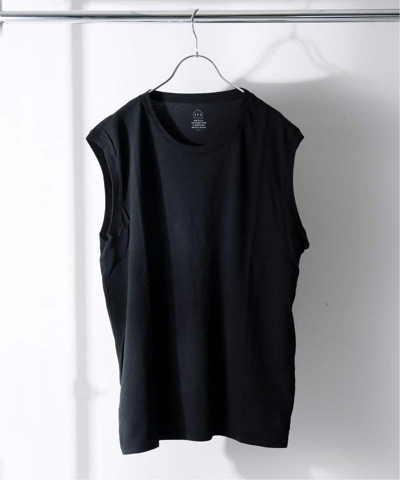 ORGANIC COTTON / オーガニックコットン : SLEEVELESS TEE(SAVE KHAKI UNITED)