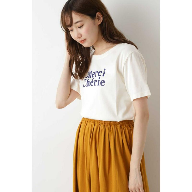 ＭＥＲＣＩロゴＴシャツ（NATURAL BEAUTY BASIC／ナチュラルビューティー ベーシック）