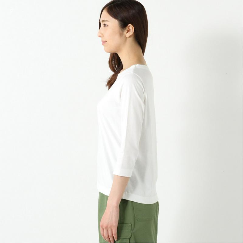 オーガニックコットン７分袖Ｔシャツ（ページワン/PAGE ONE）