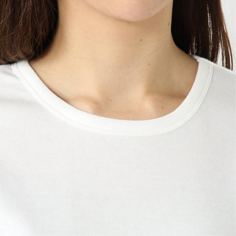 なめらかスムース素材◎半袖パフスリーブＴシャツ
