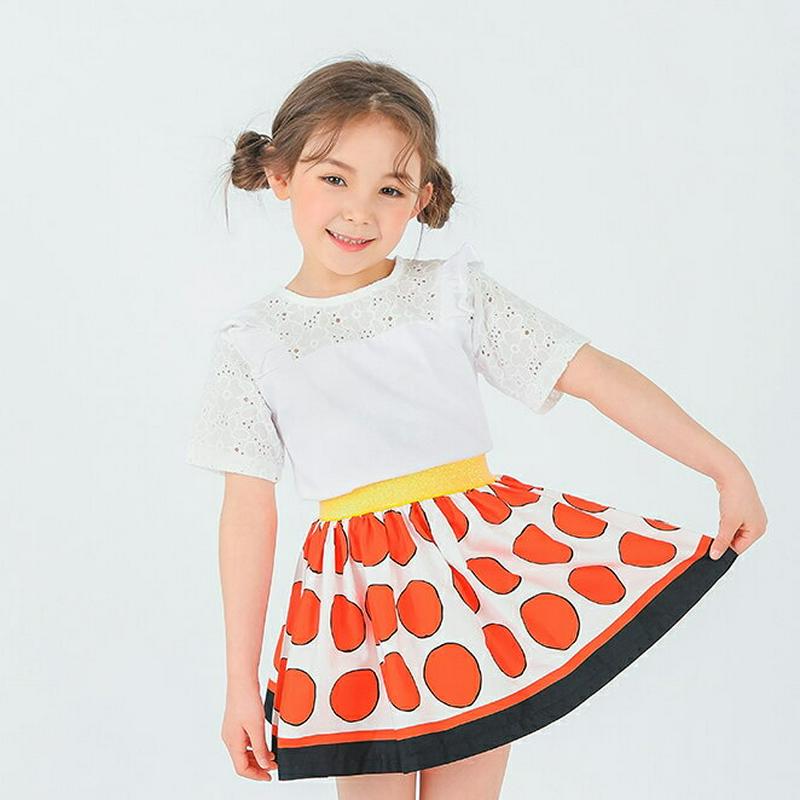 フラワーレースTシャツ・p001848 キッズ【3~8才】【tops】【トップス Tシャツ 半袖 ハーフスリーブ レース 透け感 シアー シースルー フラワー 花柄 フェミニン 女の子 子供 こども 子供服 こども服】【KIDS】