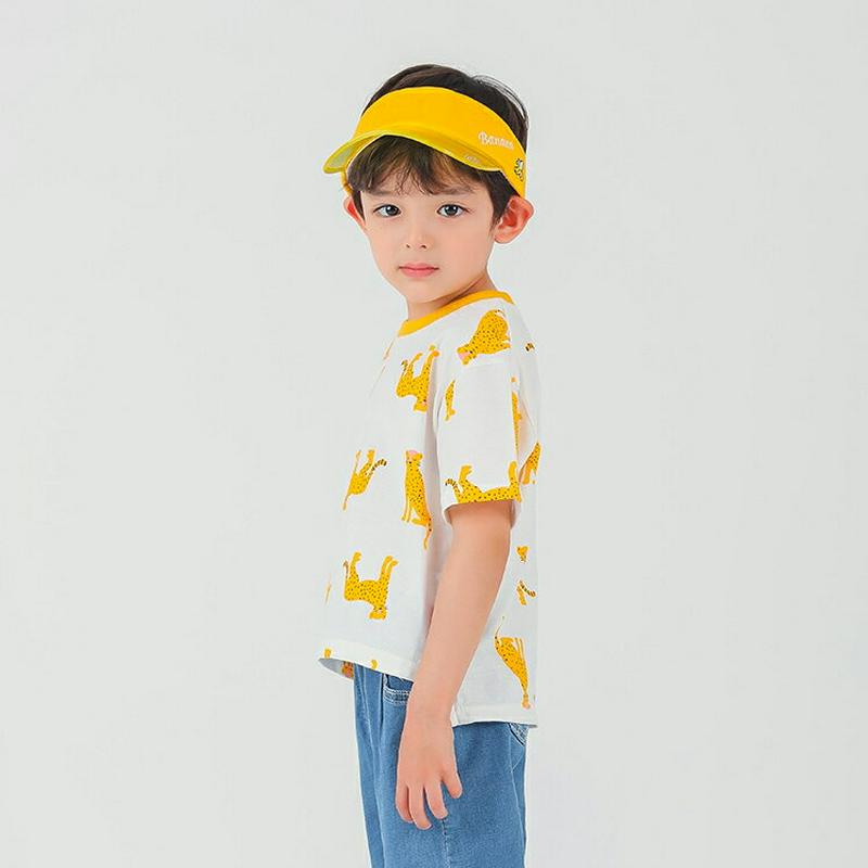 2TYPEパターンTシャツ・p001849 キッズ【3~8才】【tops】【トップス Tシャツ 半袖 ハーフスリーブ カジュアル 総柄 スイカ すいか 動物 どうぶつ 女の子 男の子 子供 こども 子供服 こども服】【KIDS】