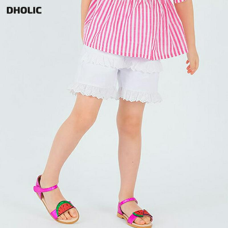 レースフリルショートパンツ・p001827 キッズ【3~8才】【pt】【ショートパンツ 短パン ショーパン パンツ ズボン レー