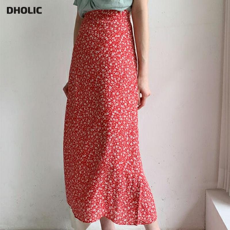 小花柄ロングスカート・全3色・b55550 レディース 【sk】【スカート ロングスカート ロング 花柄 フラワー 小花柄 フェ