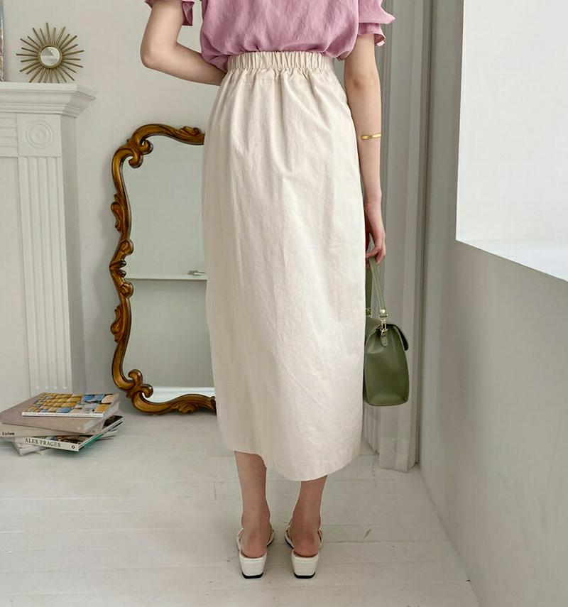 リボンHラインスカート・全4色・b55552 レディース 【sk】【スカート ロング ロングスカート Hライン リボン りぼん 