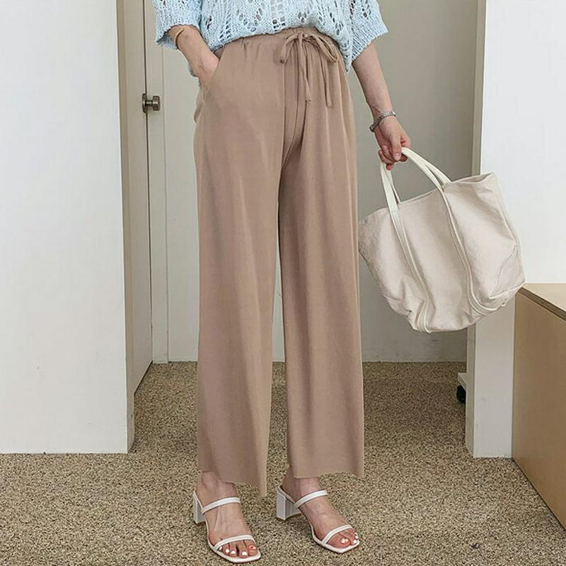 ドロストパンツ・全5色・b62167 レディース【pt】【パンツ ロングパンツ ズボン ボトムス ドロスト 単色 無地 シンプル