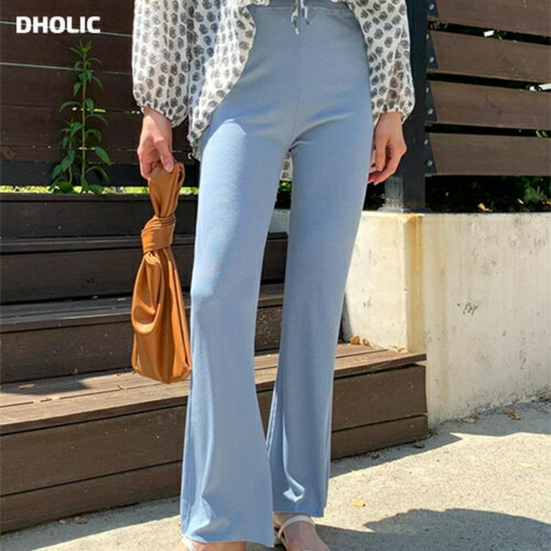 リブブーツカットパンツ・全3色・t59263 レディース 【pt】【パンツ ロングパンツ ズボン ボトムス リブ リブパンツ ブ