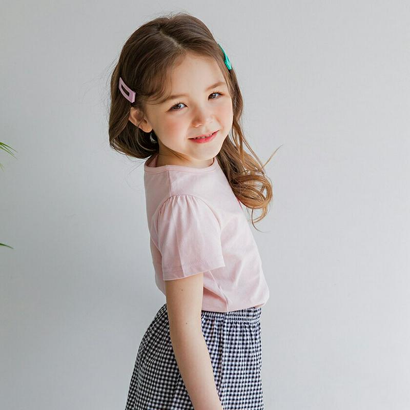 ローズプリントTシャツ・p001635 キッズ【3~8才】【tops】【トップス Tシャツ 半袖 ローズ バラ ばら 薔薇 女の