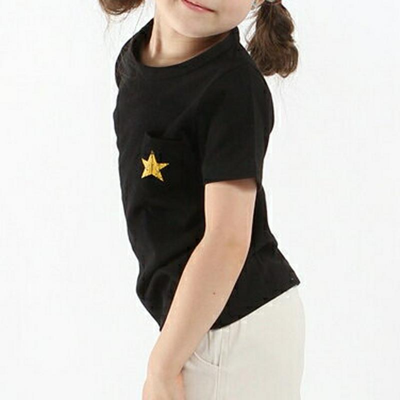 2TYPEプリント半袖Tシャツ・p001574 キッズ【3~8才】【tops】【トップス Tシャツ 半袖 ハーフスリーブ 星 スター カジュアル 女の子 男の子 子供 こども 子供服 こども服】【KIDS】