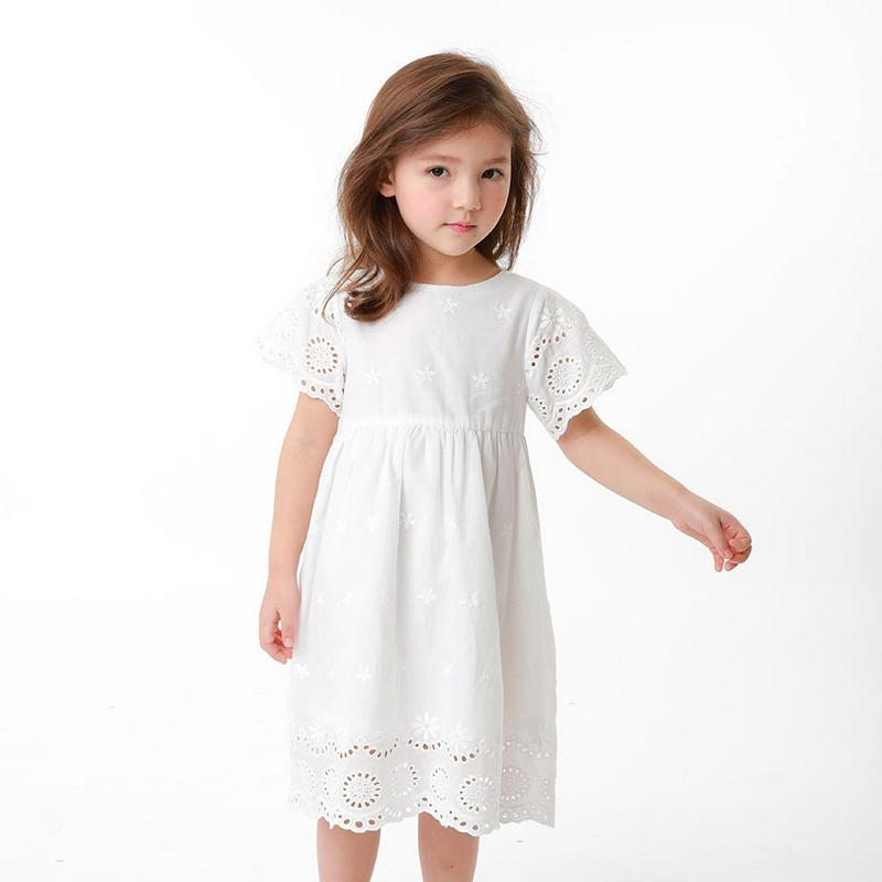 パンチングレースワンピース・p001673 キッズ【3~8才】【ops】【ワンピース ロング ロングワンピース 半袖 パンチング パンチングレース 可愛い かわいい ガーリー 女の子 子供 こども 子供服 こども服】【KIDS】