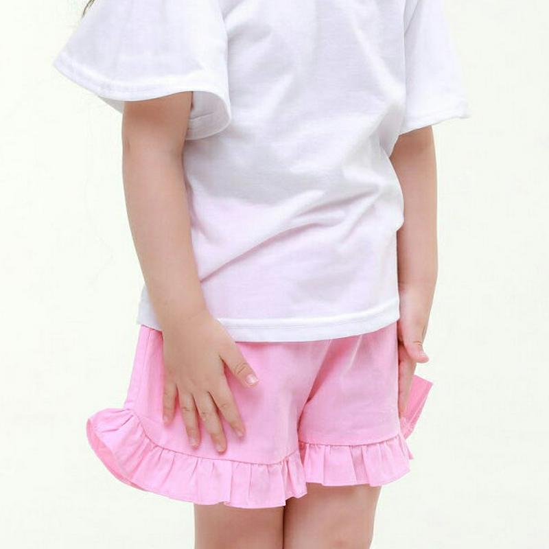 フリルヘムショートパンツ・p001752 キッズ【3~8才】【pt】【パンツ ショートパンツ ズボン ボトムス フリル ガーリー 可愛い かわいい 女の子 子供 こども 子供服 こども服】【KIDS】