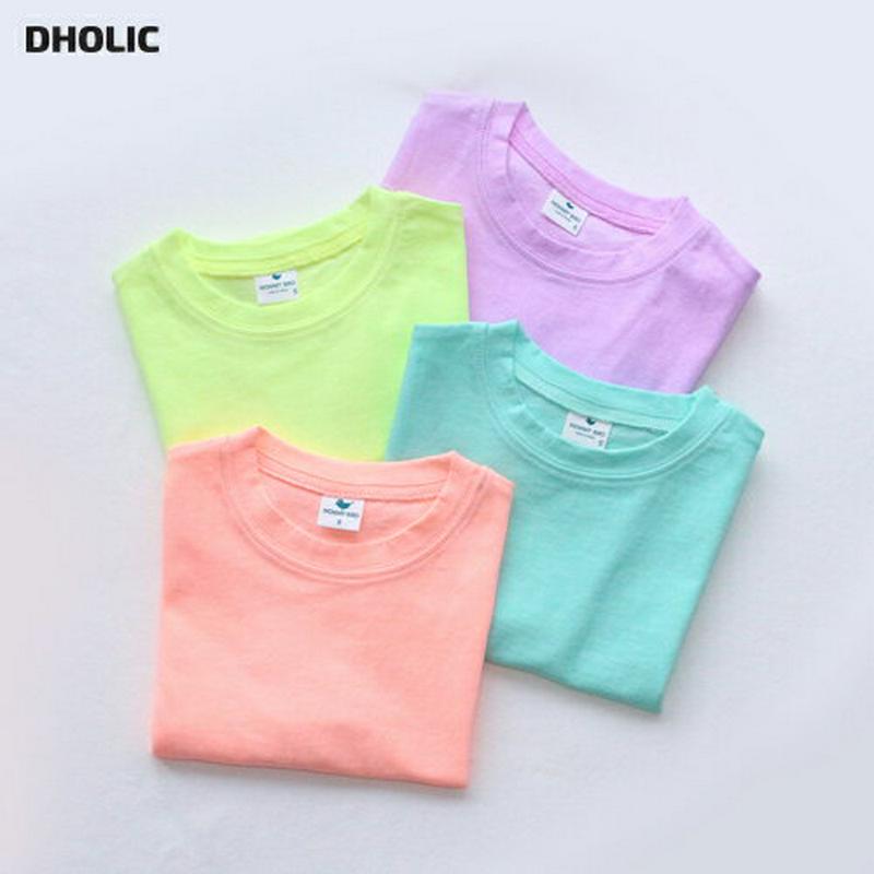 ラウンドネック半袖Tシャツ・p000717 キッズ【3~8才】【tops】【トップス Tシャツ 半袖 ハーフスリーブ 単色 無地