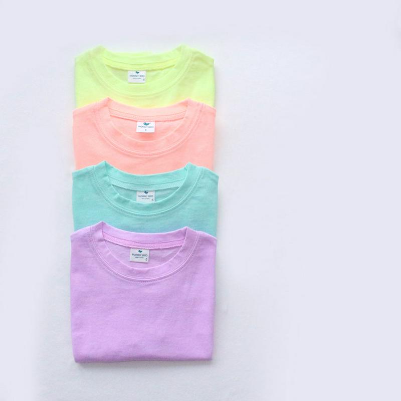 ラウンドネック半袖Tシャツ・p000717 キッズ【3~8才】【tops】【トップス Tシャツ 半袖 ハーフスリーブ 単色 無地