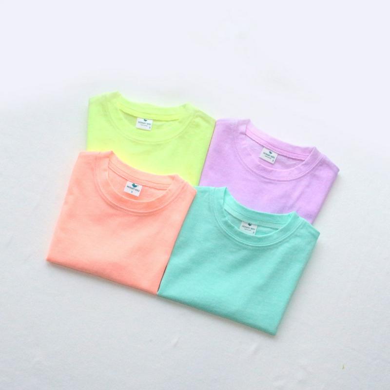 ラウンドネック半袖Tシャツ・p000717 キッズ【3~8才】【tops】【トップス Tシャツ 半袖 ハーフスリーブ 単色 無地