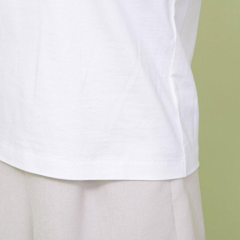 【手洗い可】フェイクパールネックＴシャツ（ａｎａｔｅｌｉｅｒ／アナトリエ）