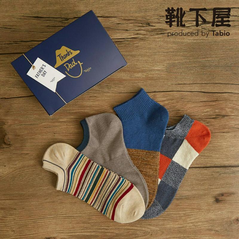 【全品送料無料★〜5/16 23:59迄】【あす楽】【Tabio MEN】父の日 人気のスニーカーソックスセット(限定BOX付)