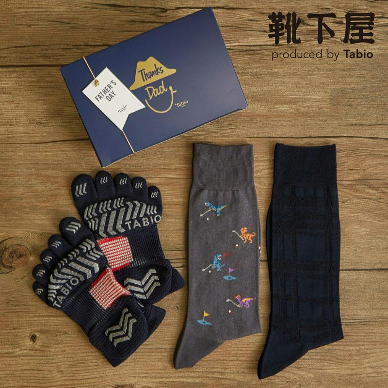 【全品送料無料★〜5/16 23:59迄】【あす楽】【Tabio MEN】父の日 限定品入り「ゴルフが好きなお父さんへ」セット(