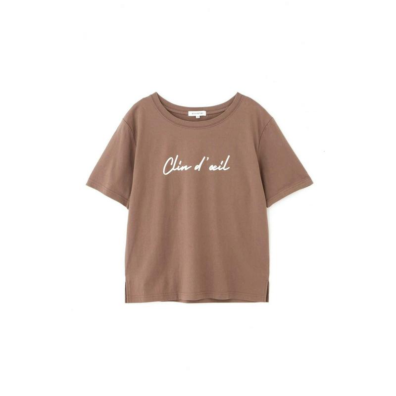 ｜ｗｉｔｈ　ＣａｎＣａｍ　６月号掲載｜ウインク　ロゴＴシャツ半袖◆