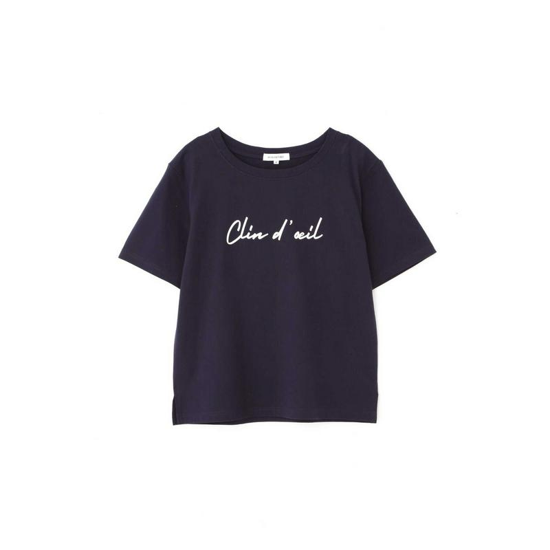 ｜ｗｉｔｈ　ＣａｎＣａｍ　６月号掲載｜ウインク　ロゴＴシャツ半袖◆