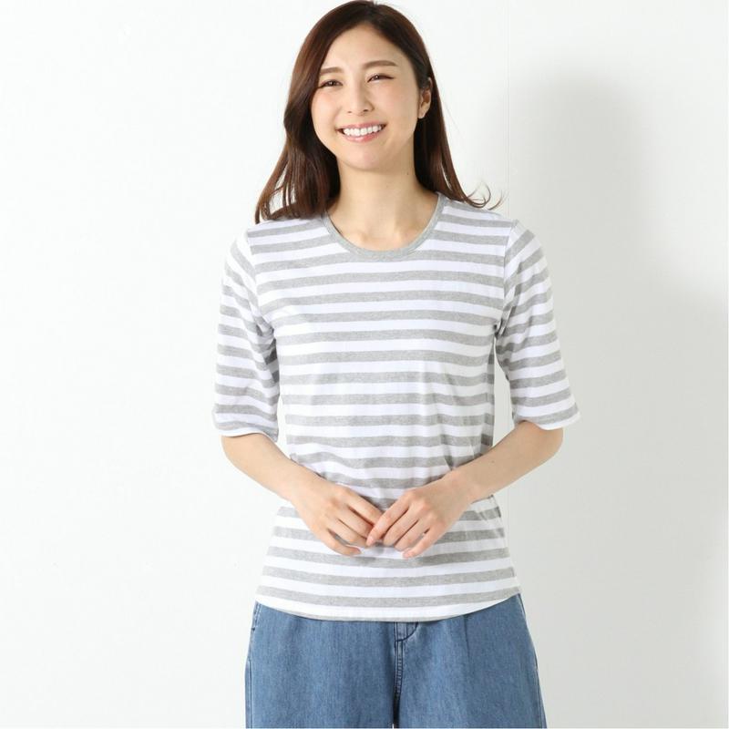 選べる１０色展開◎ＵＳＡコットン使用の汗染み防止５分袖Ｔシャツ
