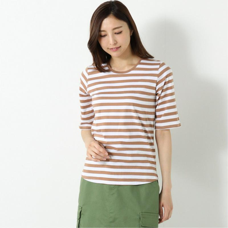 選べる１０色展開◎ＵＳＡコットン使用の汗染み防止５分袖Ｔシャツ