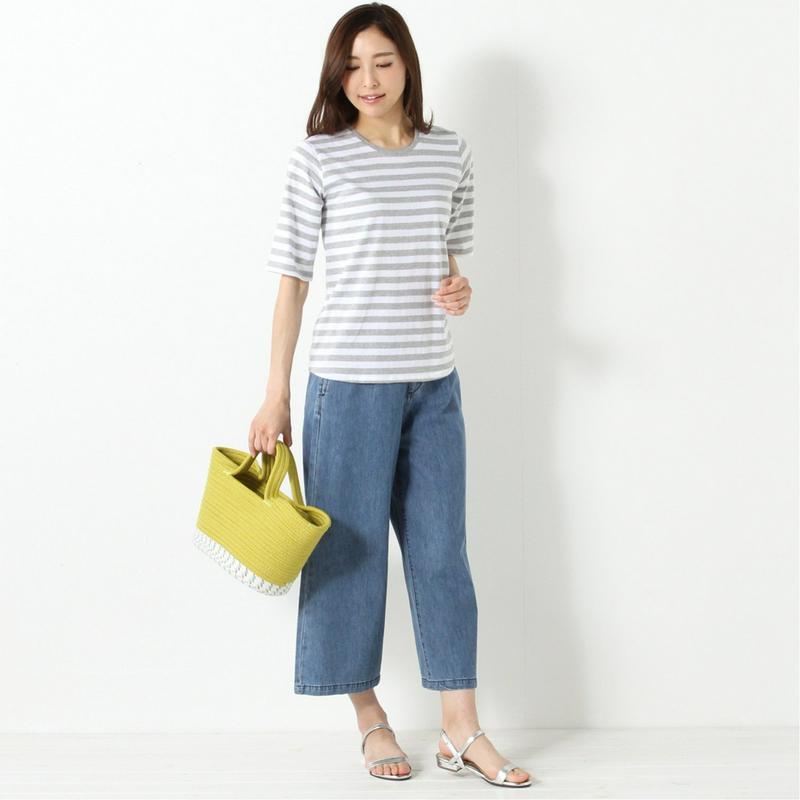 選べる１０色展開◎ＵＳＡコットン使用の汗染み防止５分袖Ｔシャツ