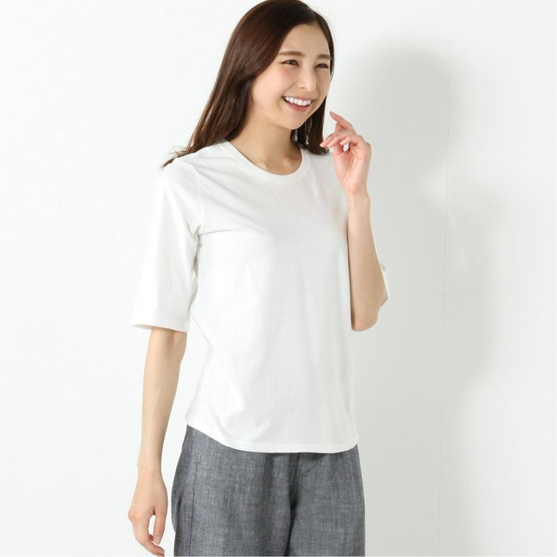 選べる１０色展開◎ＵＳＡコットン使用の汗染み防止５分袖Ｔシャツ