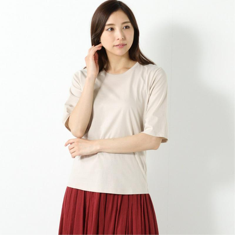 選べる１０色展開◎ＵＳＡコットン使用の汗染み防止５分袖Ｔシャツ