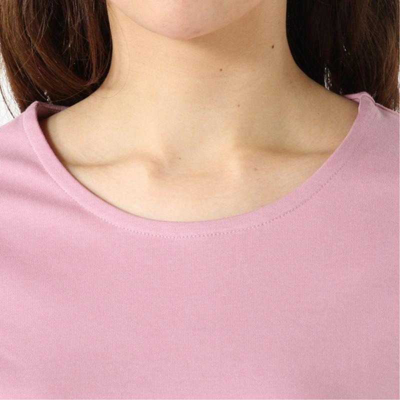 プレミアムコットン７分袖Ｔシャツ【無地・ボーダー】