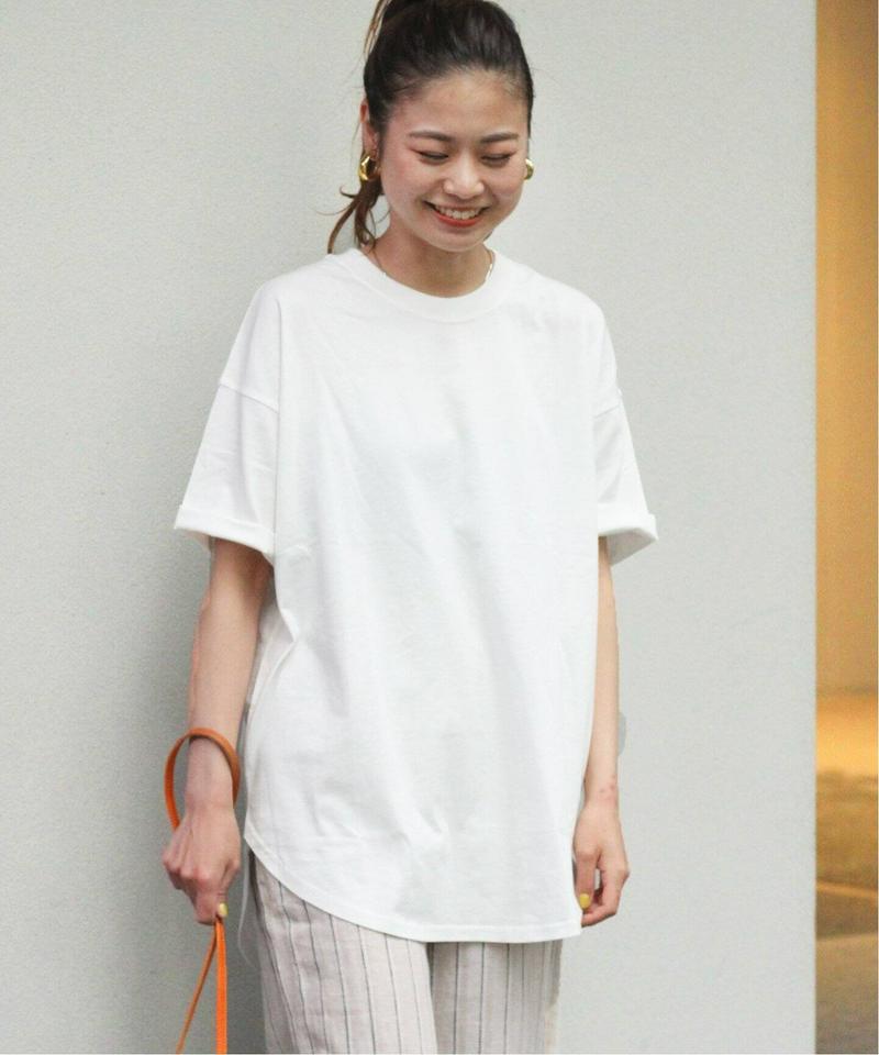 ピグメントDyeクルーネックラウンドTee◆（JOURNAL STANDARD relume）