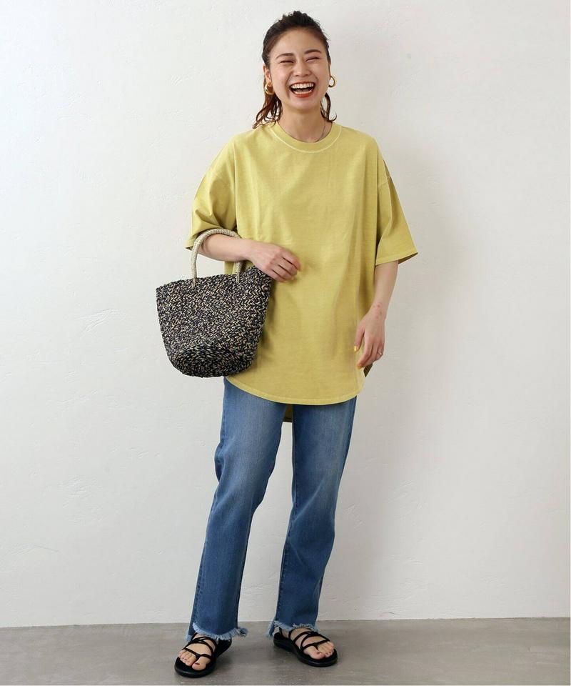 ピグメントDyeクルーネックラウンドTee◆（JOURNAL STANDARD relume）