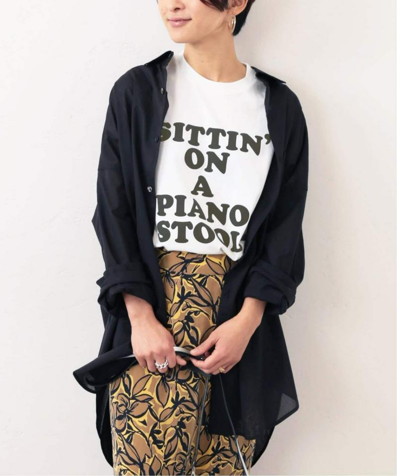 《追加》TCテンジクロゴプリントTシャツ◆（JOURNAL STANDARD relume）