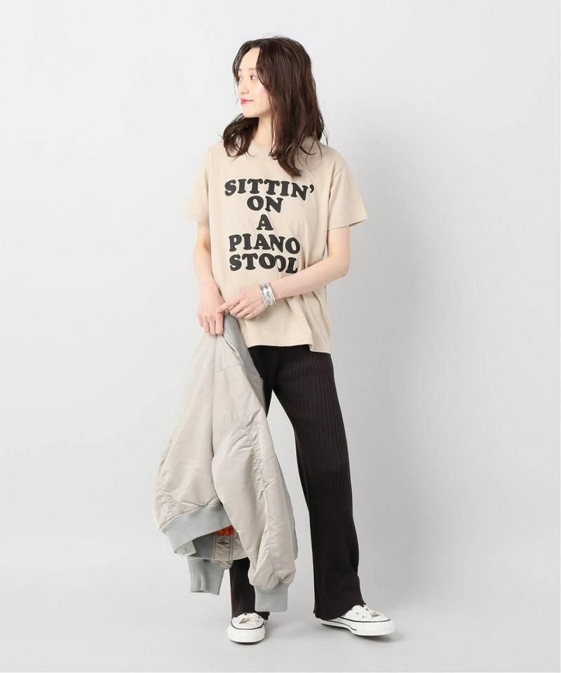 《追加》TCテンジクロゴプリントTシャツ◆（JOURNAL STANDARD relume）