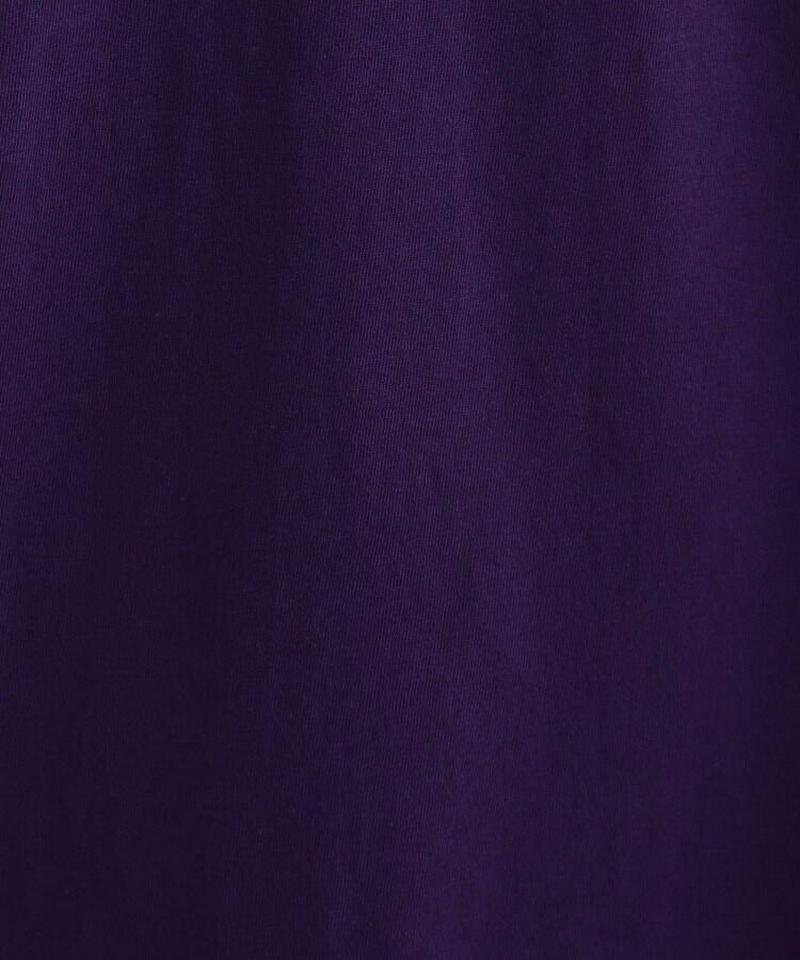 【ウォッシャブル】レイヤードスリーブコットンTシャツ