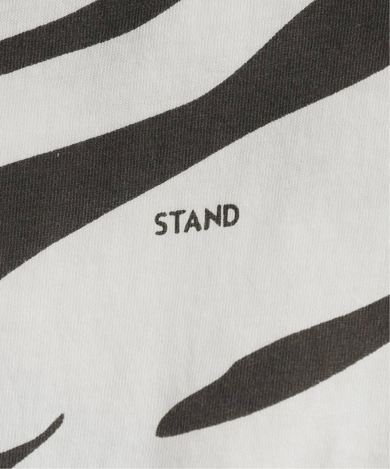 【STAND ALONE/スタンド アローン】ゼブラT-SH：カットソー