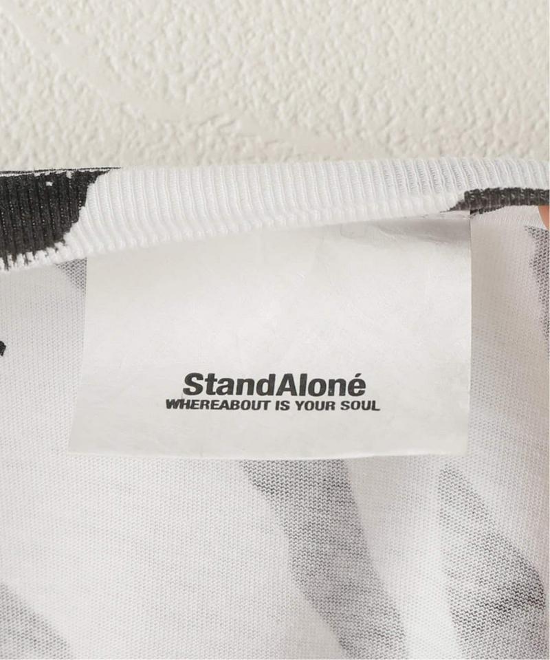 【STAND ALONE/スタンド アローン】ゼブラT-SH：カットソー