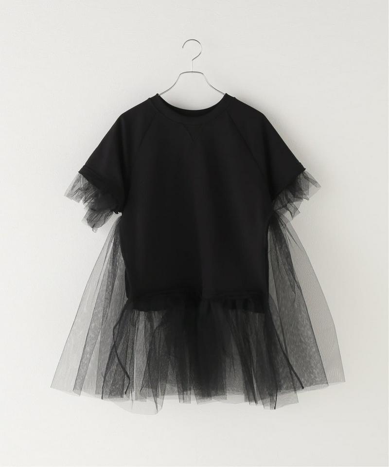 【MM6 Maison Margiela/エムエム６ メゾン マルジェラ】STUDIO TULLE TEE：Tシャツ