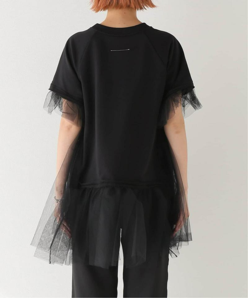 【MM6 Maison Margiela/エムエム６ メゾン マルジェラ】STUDIO TULLE TEE：Tシャツ