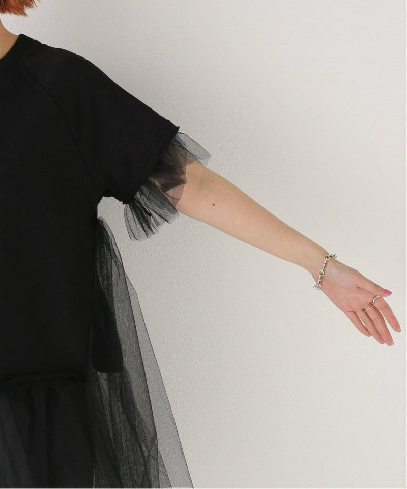 【MM6 Maison Margiela/エムエム６ メゾン マルジェラ】STUDIO TULLE TEE：Tシャツ