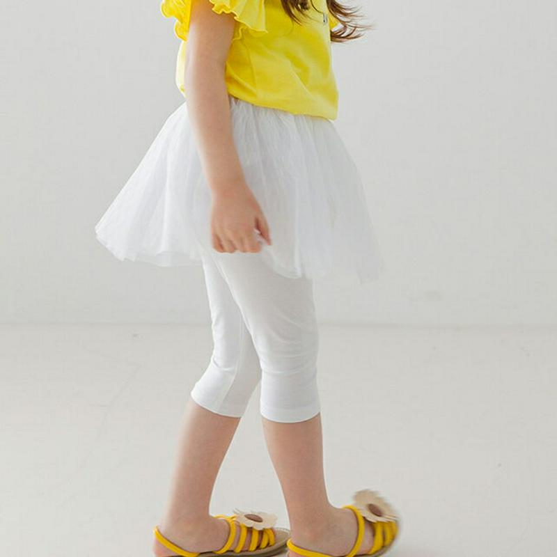 ダイヤチュールスカートレギンス p001813 キッズ 【3~8才】【pt】【韓国 ファッション ボトムス レギンス スカート 