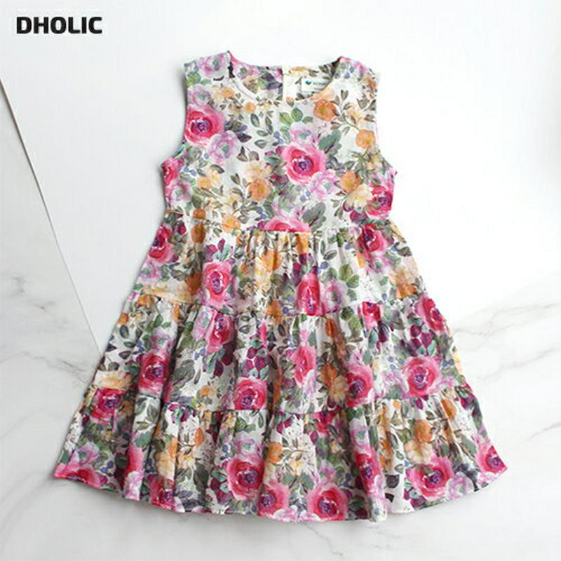 フローラルティアードワンピース p001865 キッズ 【3~8才】【ops】【韓国 ファッション ワンピース フレアワンピース