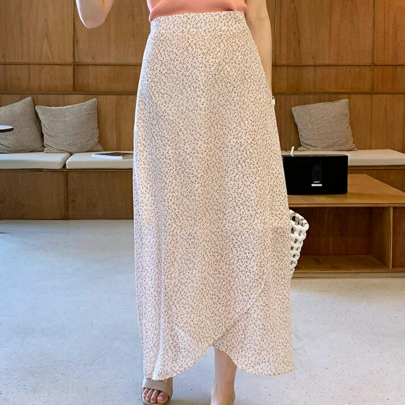 フローラルロングスカート・全3色・b56031 レディース 【sk】【スカート ロングスカート ロング フラワー 花柄 フェミニ