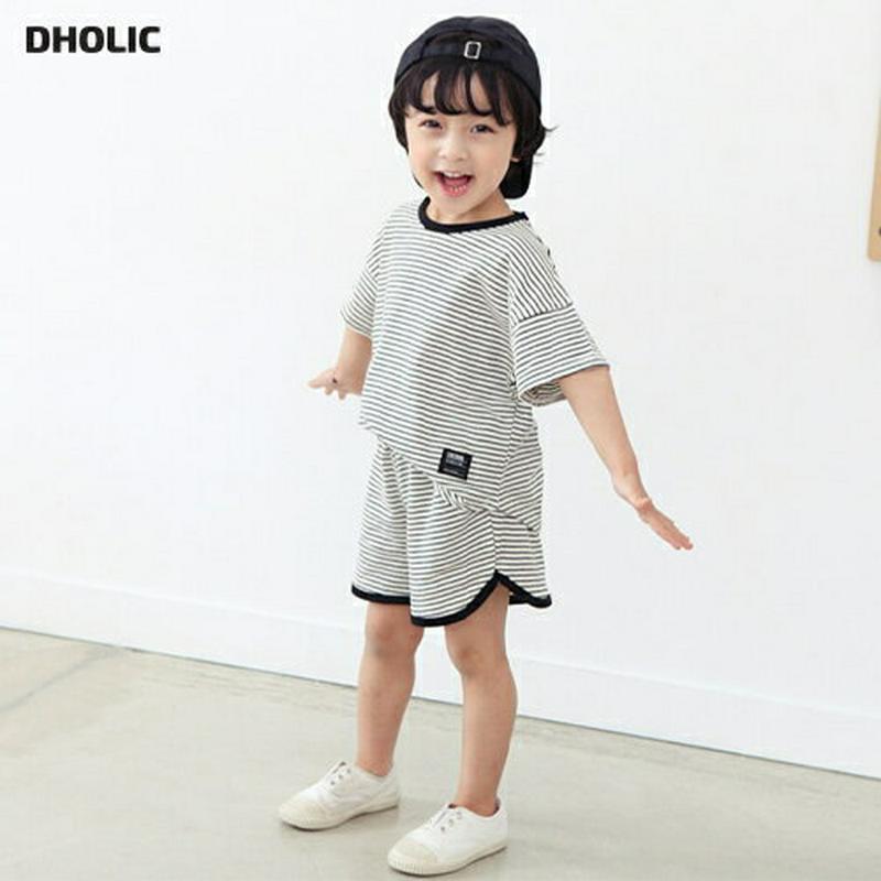 パッチボーダー上下SET・p002220 キッズ【3~8才】【set】【セットアップ トップス 半袖 ボーダー 柄 Tシャツ 短パン ショートパンツ パンツ ズボン ボトムス カジュアル ラフ 女の子 男の子 子供 こども 子供服 こども服】【KIDS】